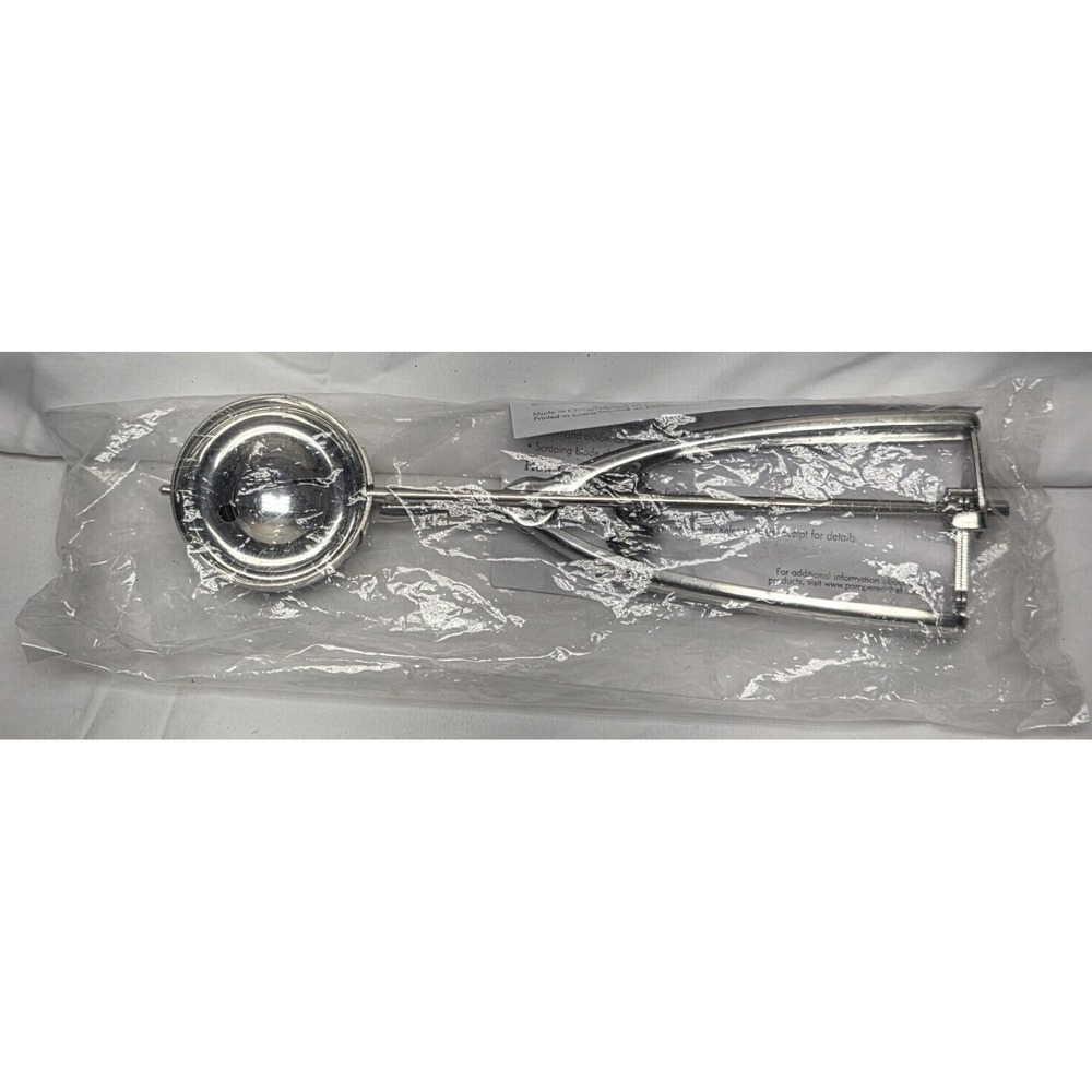 Pampered Chef #1790 Large Scoop Stainless Steel 3 Tablespoon New DISHWASHER SAFE